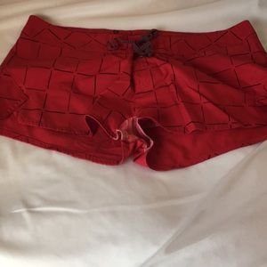 Red Reebok CrossFit Shorts, Size L